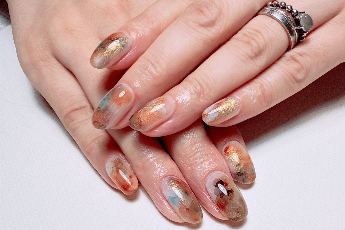 盛岡市 nail salon a.n.c STEP6 完成した極美ネイル®︎の仕上がり