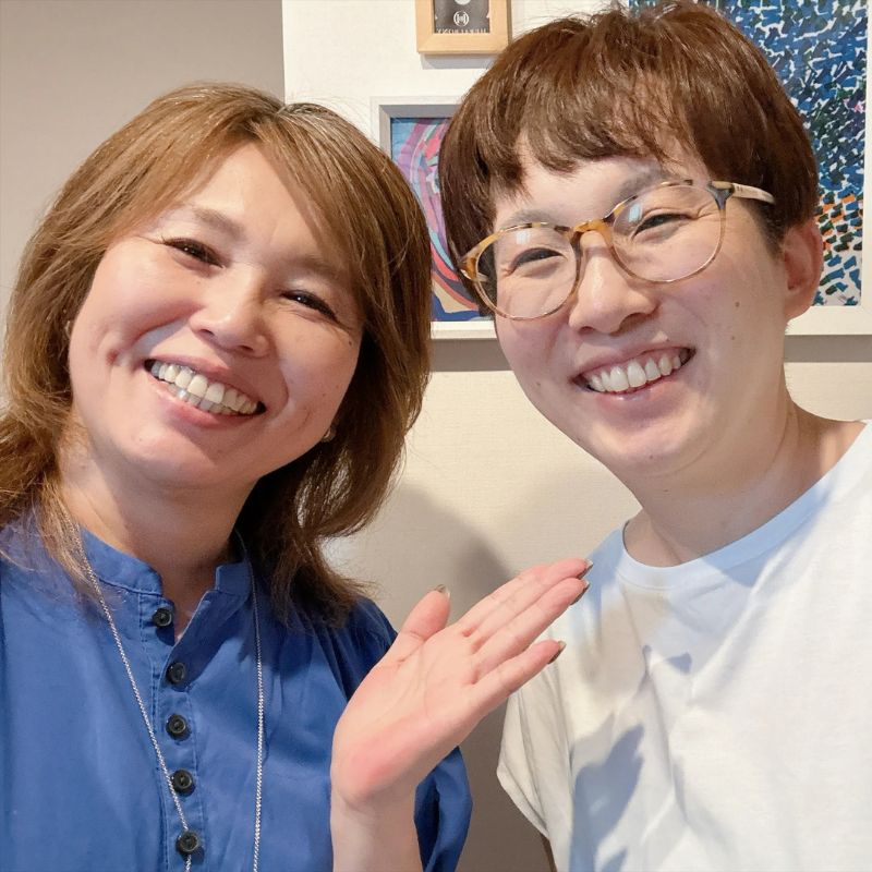 盛岡市 nail salon a.n.c お客様の声2 M.S様 40代 ご来店時の様子