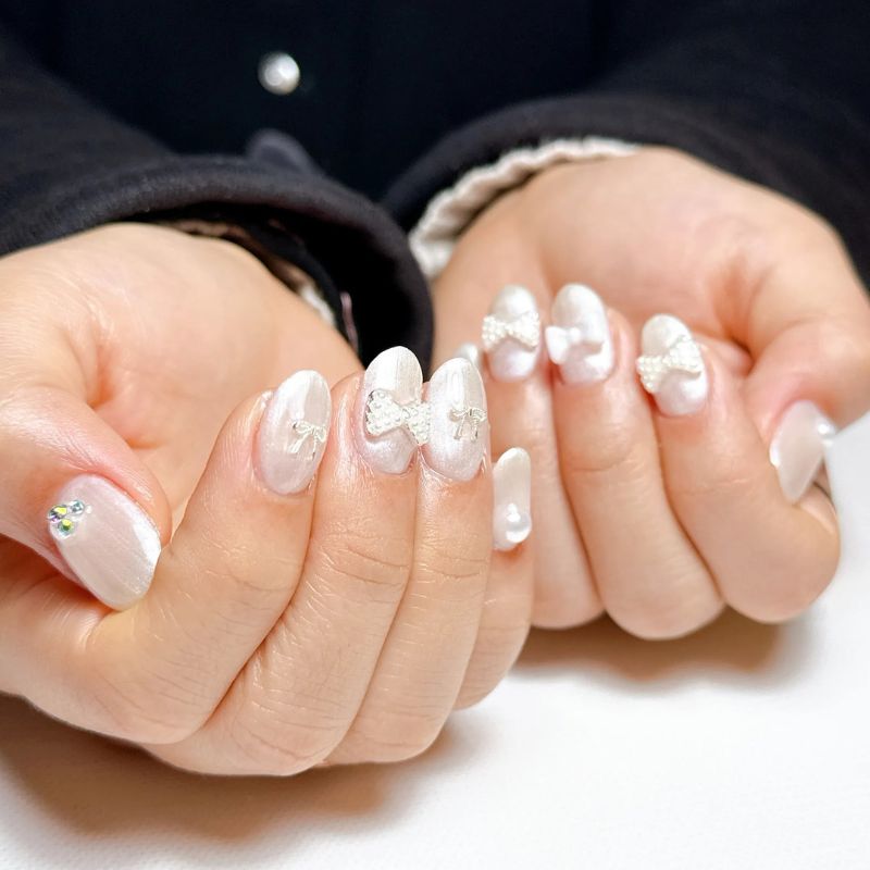 盛岡市 nail salon a.n.c お客様の声3 A.O様 30代のネイル仕上がり